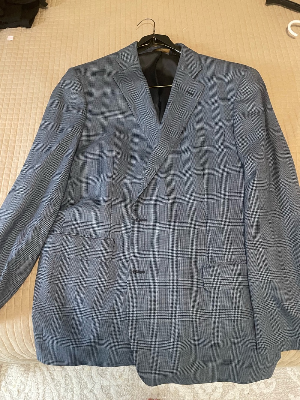Men's Blue Brooks Brothers Plaid Blazer